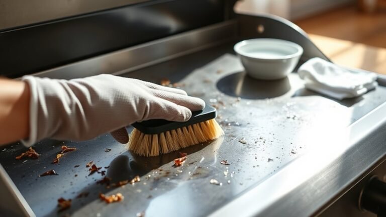 blackstone grill cleaning steps