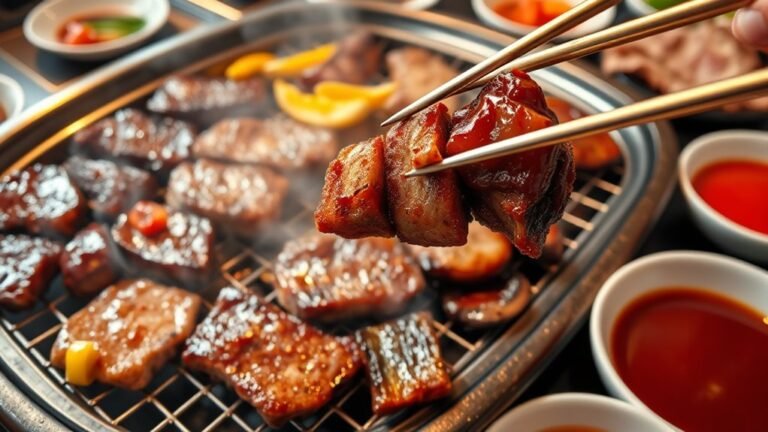 calorie content of korean bbq