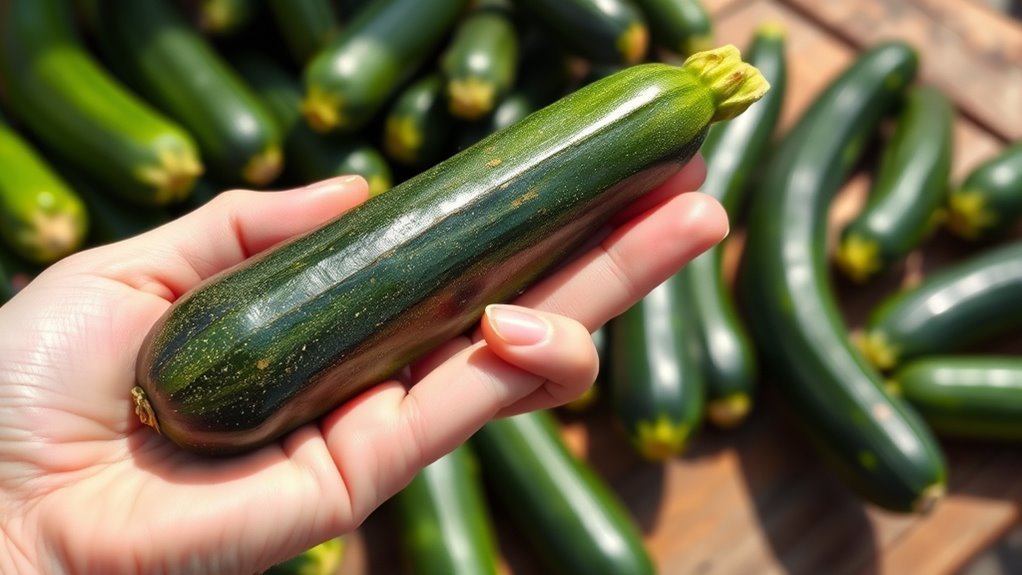 choose firm small zucchinis
