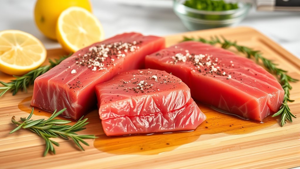 choose fresh thick tuna