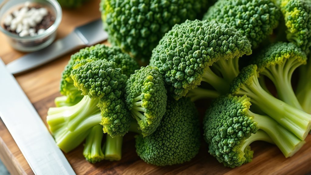 choose fresh uniform broccoli