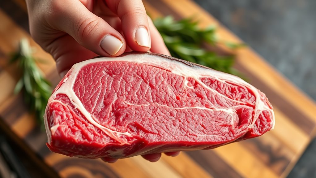 choose quality well marbled steak