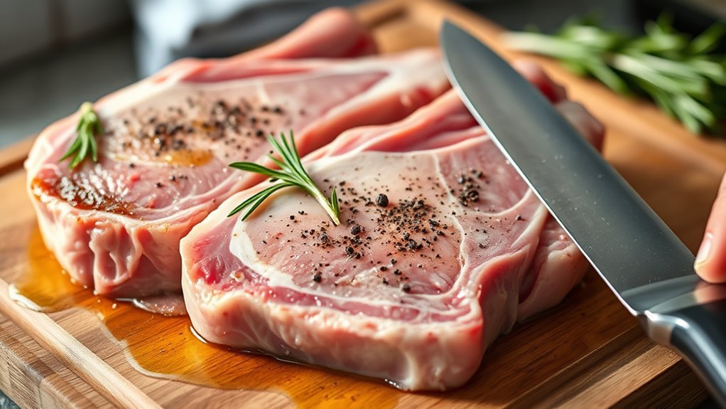 choose thick bone in chops