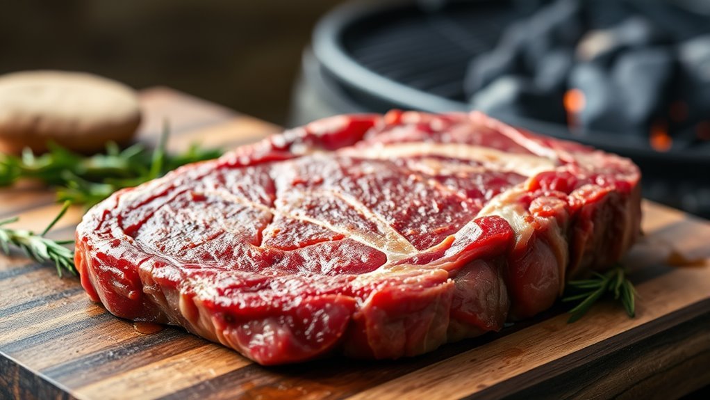 choose well marbled aged ribeye