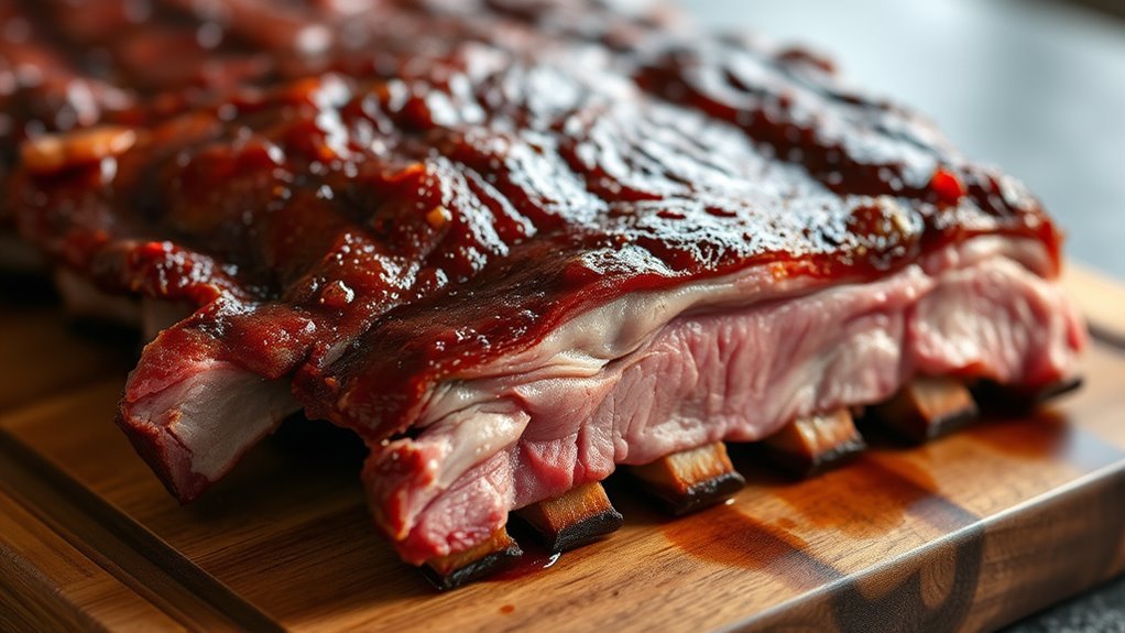 choose well marbled fresh ribs