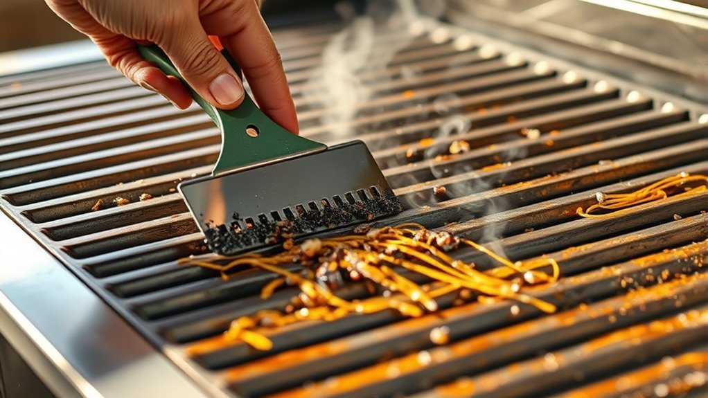 clean grill surface regularly
