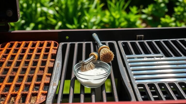 clean rusty grill grates quickly