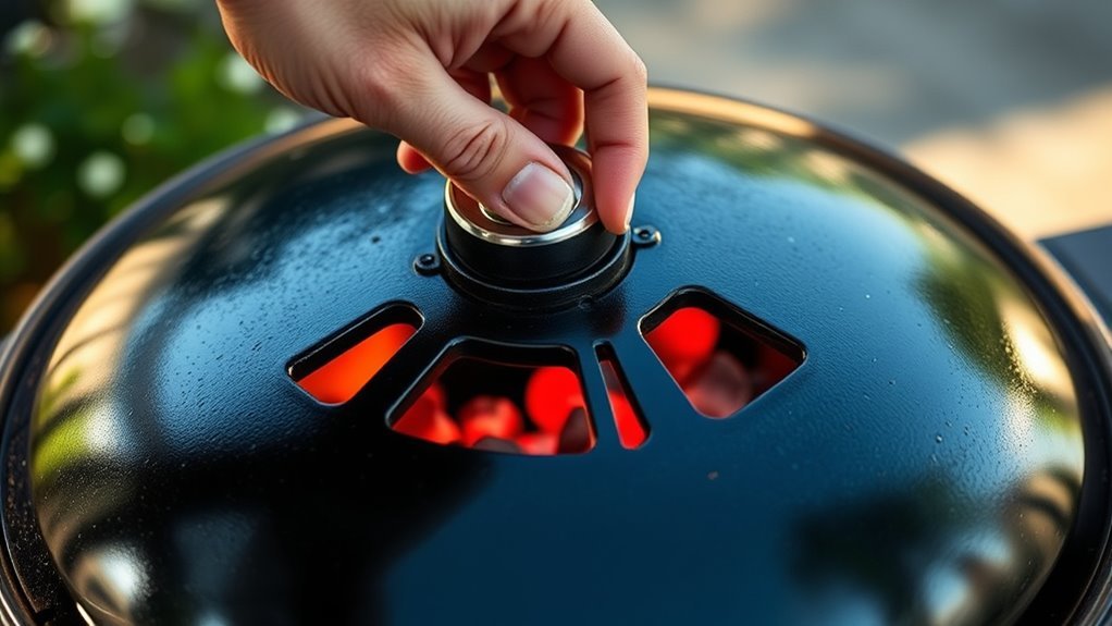 close vents to extinguish