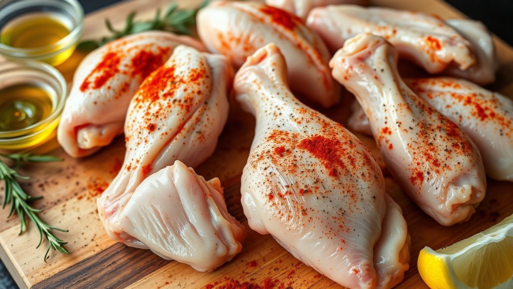 dry season marinate evenly