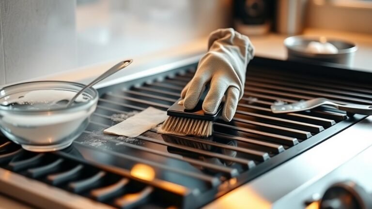 flat top grill cleaning steps