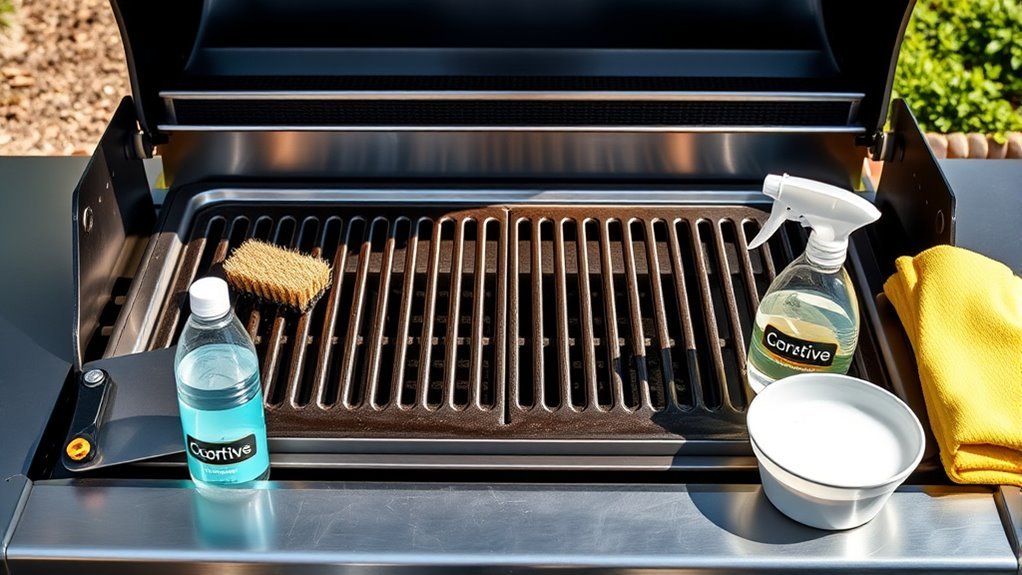 gather cleaning tools and supplies
