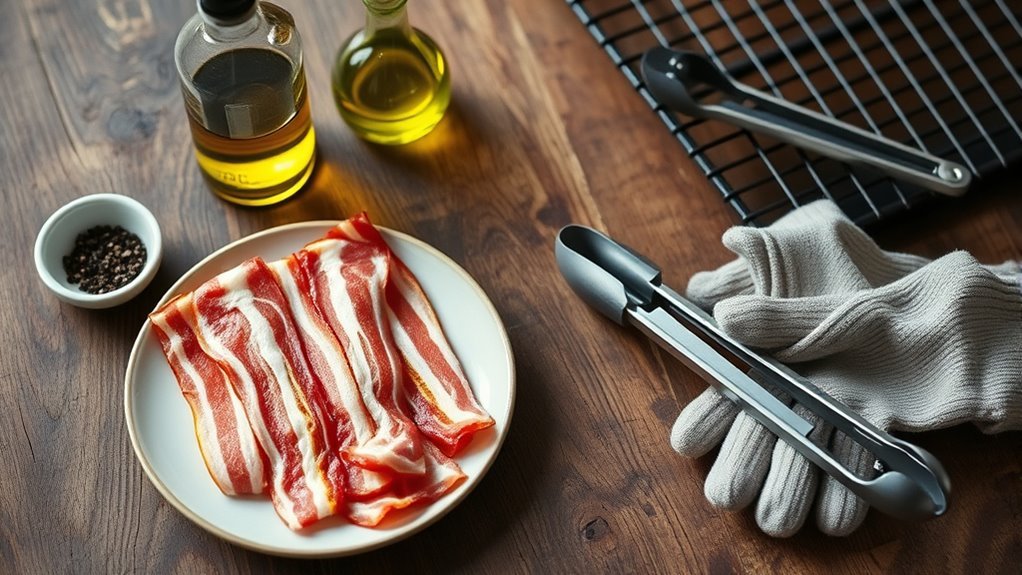 gather prepare cook safely
