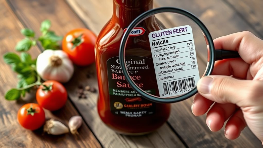gluten free transparent ingredient list