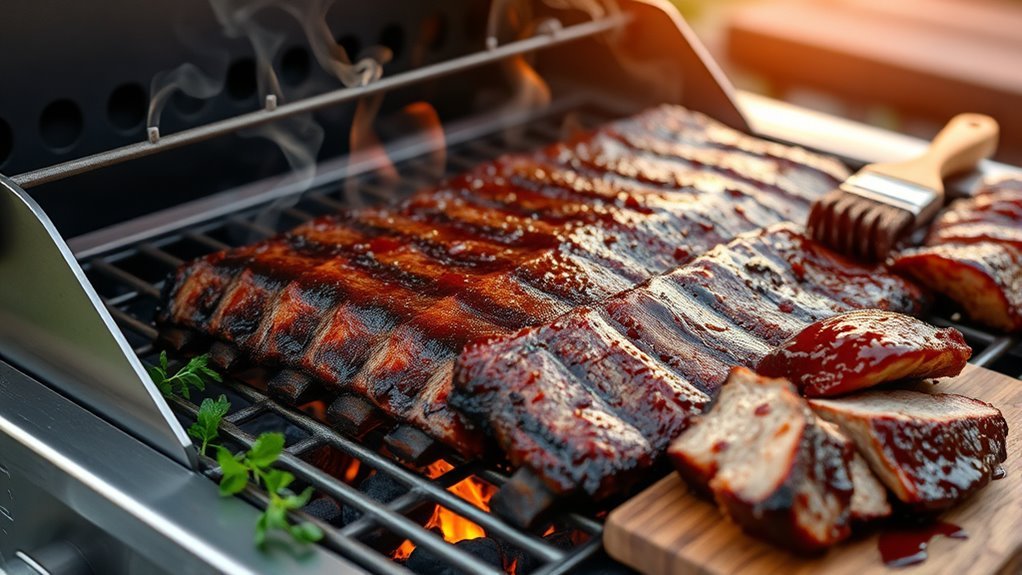 grill baby back ribs