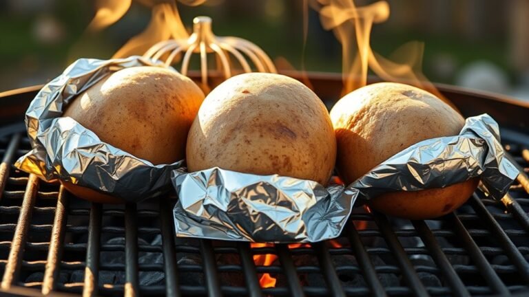 grill baked potatoes easily
