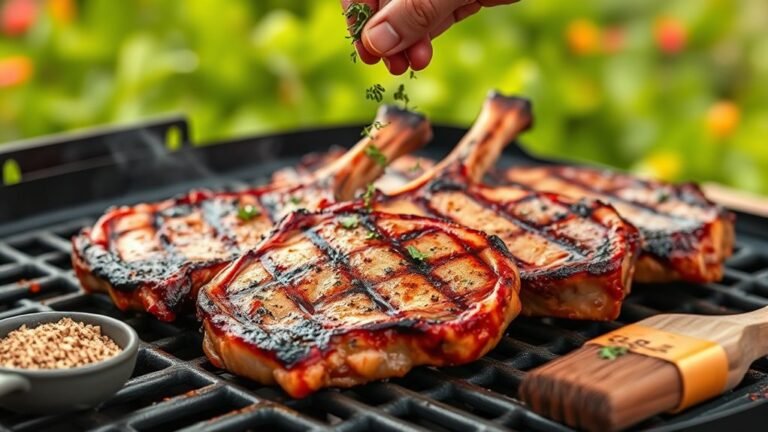 grill bone in pork chops