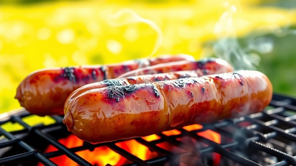 grill brats four minutes