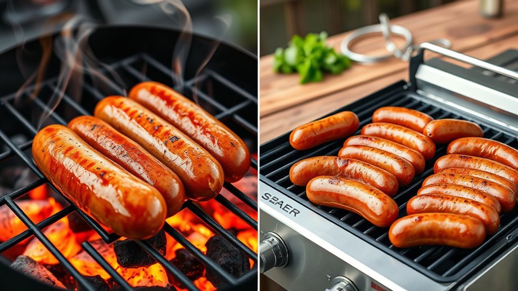 grill brats to 160 f