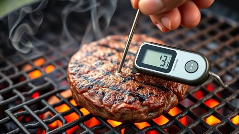 grill burgers to temperature
