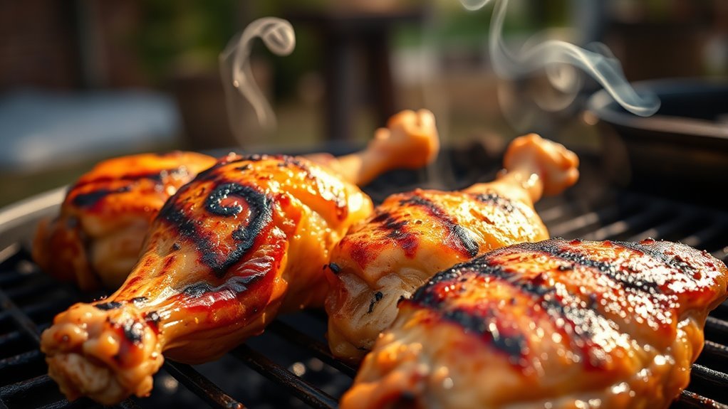 grill chicken legs duration