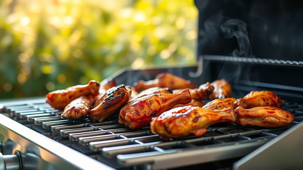 grill chicken wings perfectly