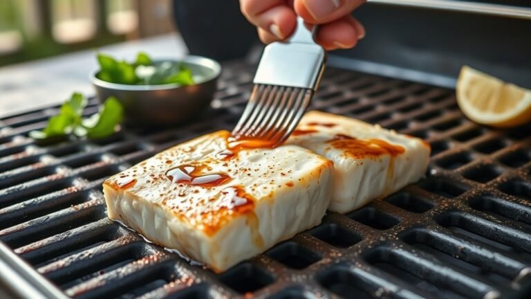 grill cod in three