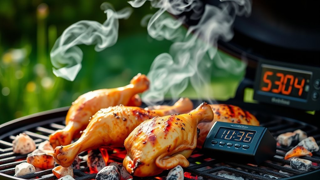 grill flip cook rest