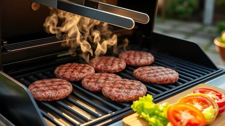 grill frozen burgers easily