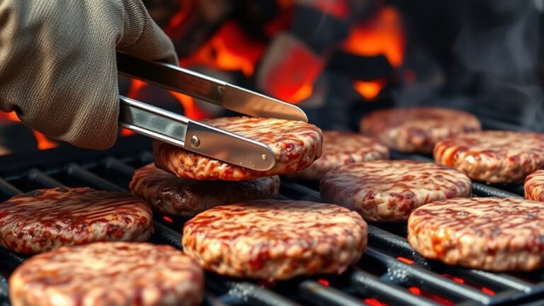 grill frozen burgers perfectly