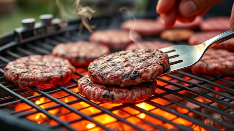 grill hamburgers cook properly