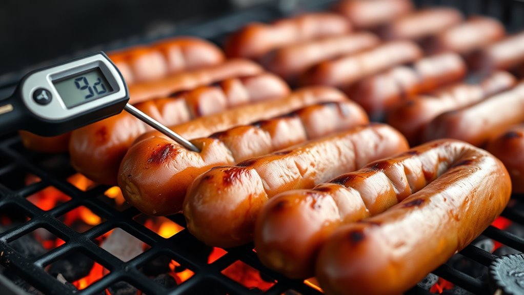grill hot dogs evenly