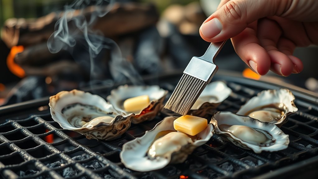 grill oysters in five