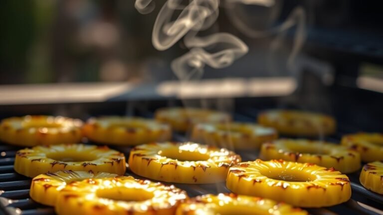 grill pineapple for specified time