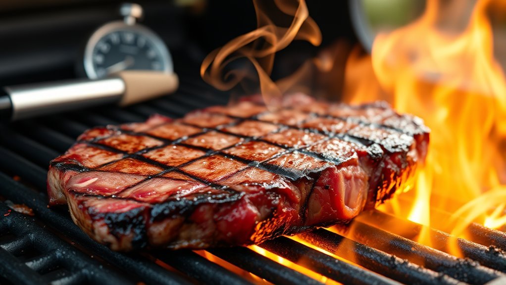 grill rest slice serve