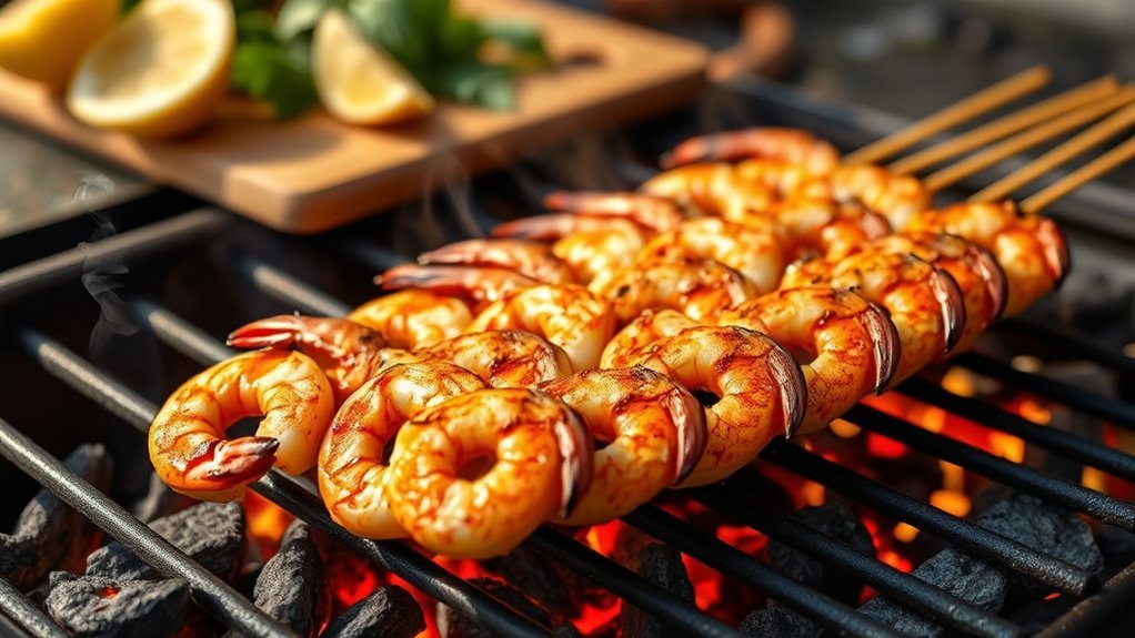 grill shrimp 4 6 minutes