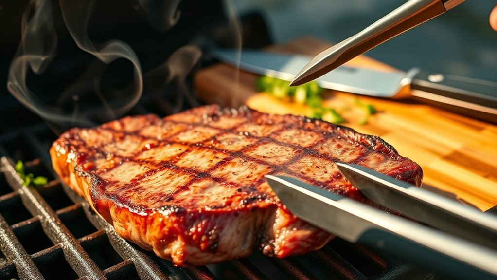 grill skirt steak timing