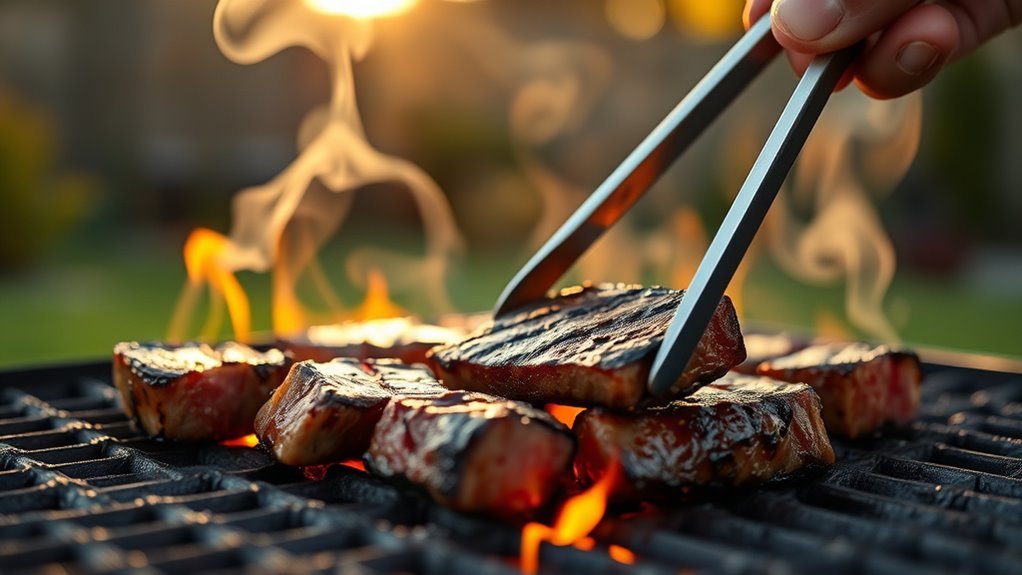 grill steak tips duration