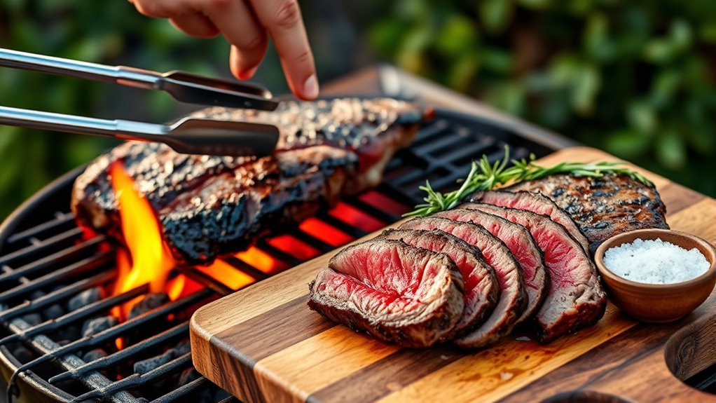 grill tri tip thoroughly