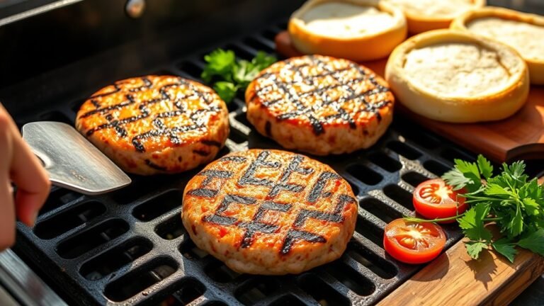 grill turkey burgers easily