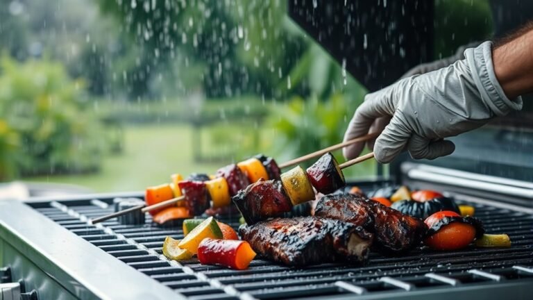 grilling in rainy weather