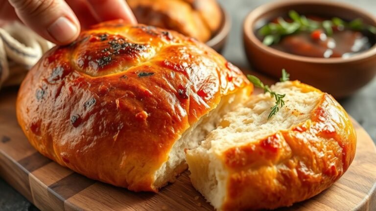 homemade flavorful bbq bread