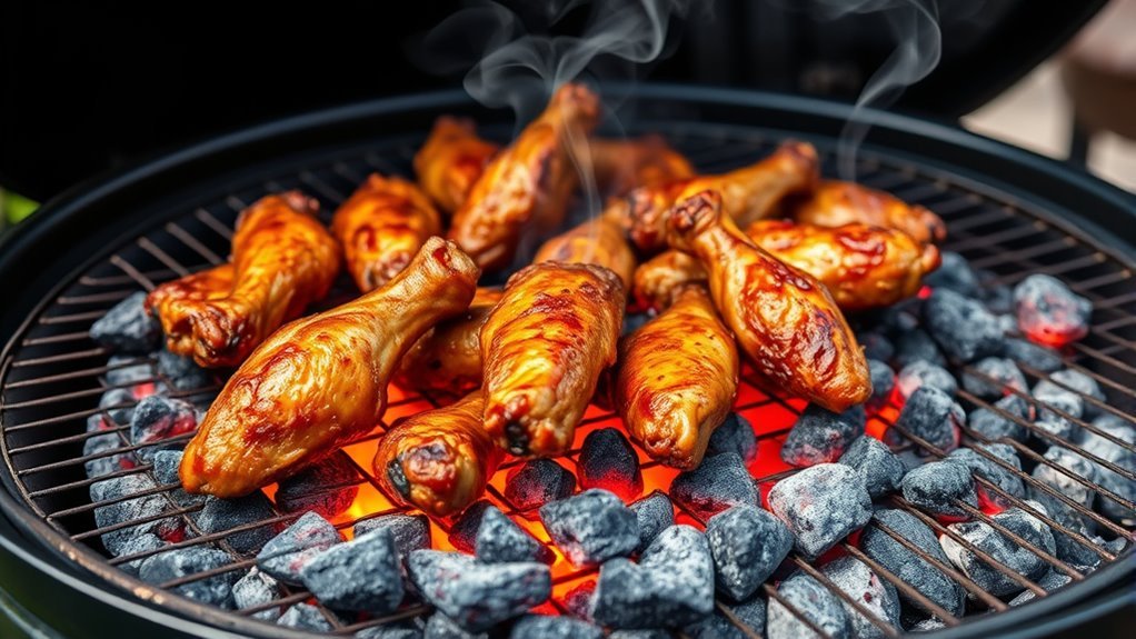 indirect heat grilling technique