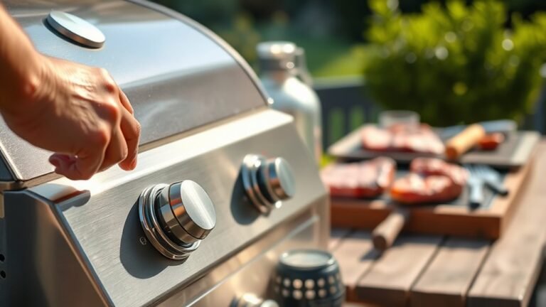 lighting preheating grilling safety