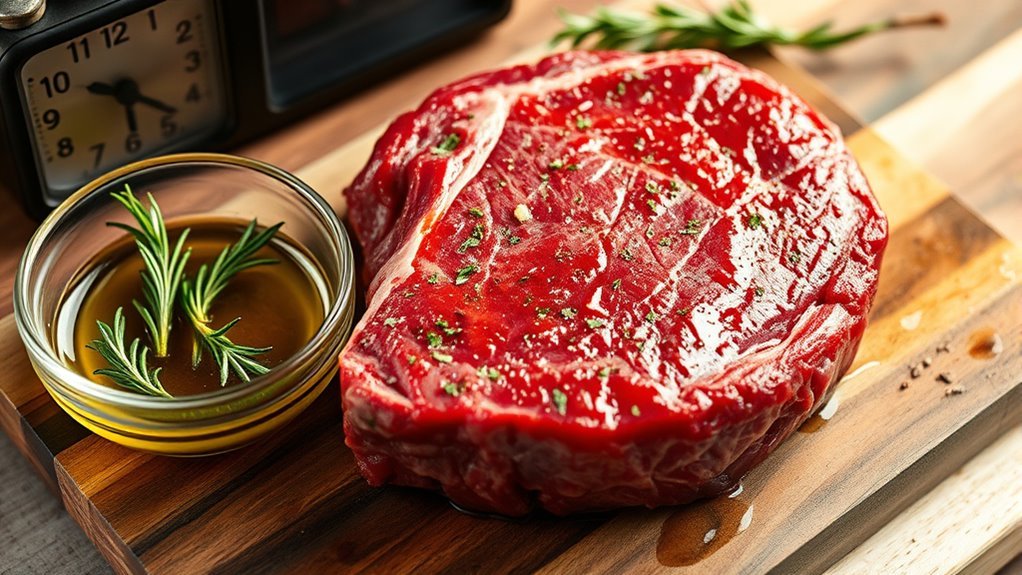 marinate for maximum tenderness