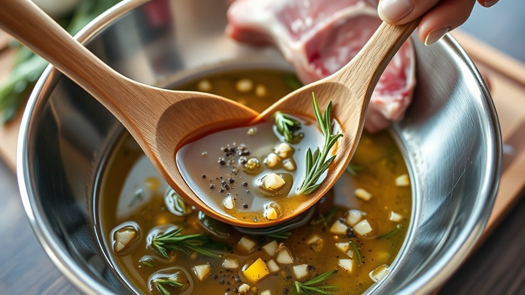 marinate lamb with herbs
