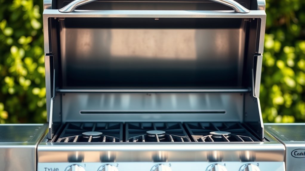 open lid before igniting