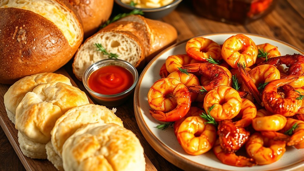perfect breads for bbq shrimp