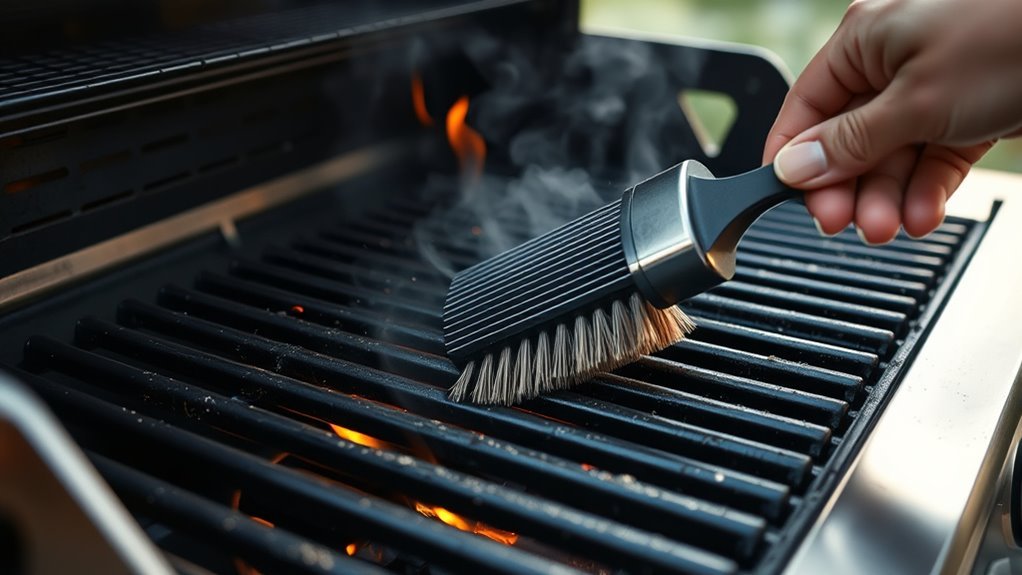 preheat and clean grill