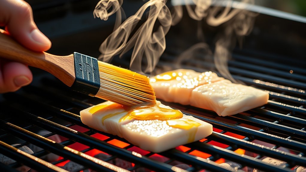 preheat clean oil sear