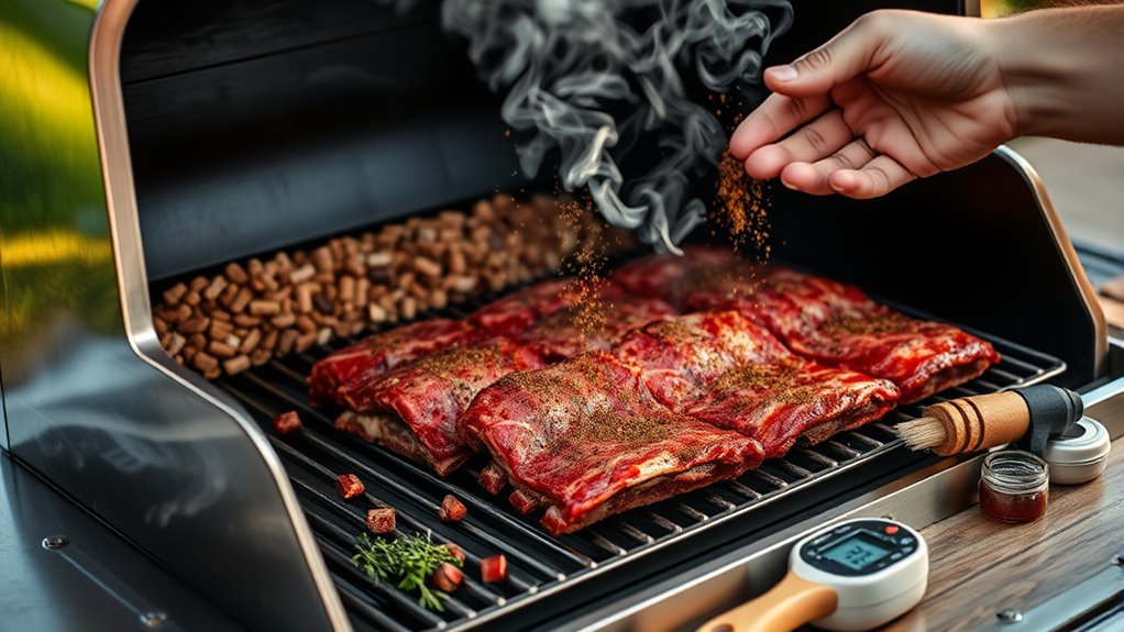 preheat clean season ribs